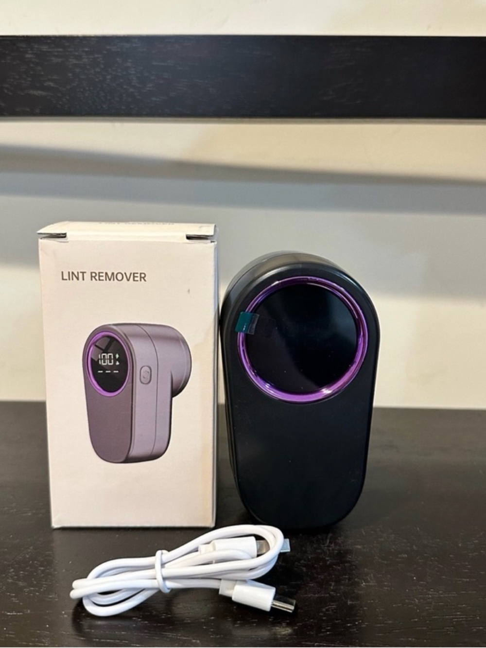 Rechargeable Electric Lint Remover Fabric Shaver USB Charging Digital Display - Picture 2 of 7